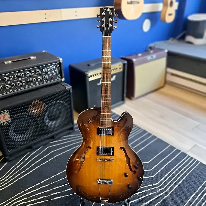 Semi-Hollow Electric Guitar